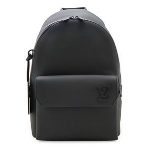 Louis Vuitton LV Aerogram Takeoff Backpack Backpack Daypack Leather Noir Black